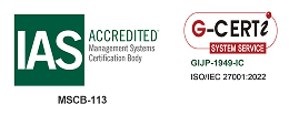 IAS認証・GCERTIロゴ
